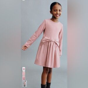 Zara Pink Bow Kids Dress